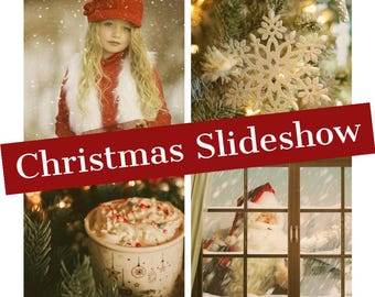 Christmas Slideshow, Video Photo Montage, Gift, Celebration, Keepsake, Family, Tradition, Memories