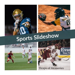 Sports Slideshow / Video Montage / Football / Soccer / Baseball / Ice Hokey / Swimming / Field / Skiing / Keepsake / Celebration / Memories