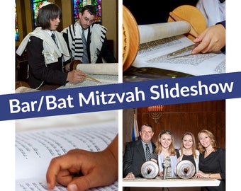 Slideshow Bar/Bat Mitzvah Slideshow, Professional, Custom Video, Montage, Photo DVD Movie