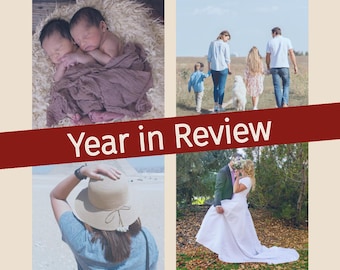 Custom Photo Slideshow: Year in Review, Milestones, Celebration