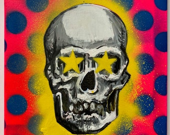 Original Skull Painting