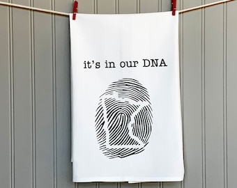 it's in our DNA Minnesota dish towel+Minnesota+Minnesota gift+MN+Tea towel