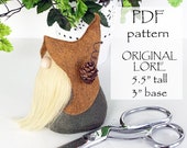 ORIGINAL LORE Gnome Sewing Patterns, pdf Gnomes Patterns, Gnomes, Tutorials, Gnome Sewing Patterns, Gnome Tutorial, DIY Pattern, Sewing pdf