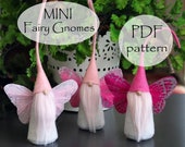 MINI Fairy Gnome Pattern, PDF Gnome Patterns, Christmas Gnome Sewing Pattern, PDF Mini Gnome Sewing Pattern, pdf Sewing, Fairy Pattern