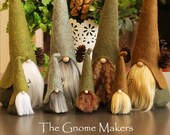 NORDIC Gnomes PDF Sewing Pattern in Two Sizes, Nisse Tomte Patterns, Scandinavian Gnome PDF, Gnome Sewing Patterns, Hand-stitched Gnomes