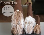 Gnome Pattern 3 Sizes, Nisse Pattern, Tomte, PDF Nordic Gnome Pattern, Gnome Pattern Tutorial, Easy Gnome Sewing Patterns, Tomte Gnome