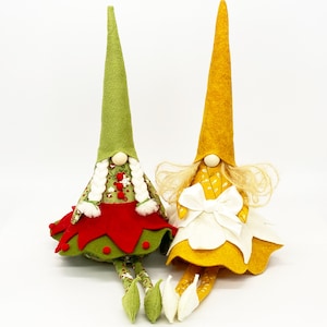PETAL SKIRT Gnome Sewing Pattern, Christmas Gnome Patterns, Christmas Gifts, Gifts for Girls, Gifts for Friends, Halloween Gnome Patterns