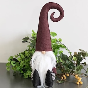 CURLY HAT Gnome Sewing Pattern, Gifts for Mom, Handmade Gifts, Easy Patterns, Gifts for Friends, Gnome Gifts, Gnome Step-by-Step Pattern