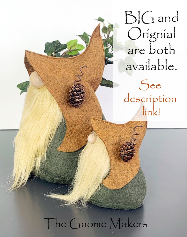 BIG SIZE LORE Gnome Pattern Large Christmas Gnome Pattern Etsy