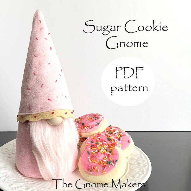 SUGAR COOKIE Gnome PDF Sewing Patterns Easter Gnome Patterns Etsy