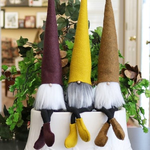 Patrón de gnomo ELF, regalos para Navidad, regalos para mamá, regalos para amigos, patrones de gnomos fáciles, gnomos navideños, patrón de gnomos con patas