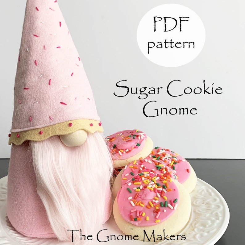 SUGAR COOKIE Gnome PDF Sewing Patterns Easter Gnome Patterns Etsy