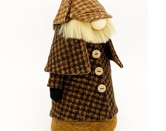 SHERLOCK HOLMES Gnome Sewing Pattern (PDF Pattern)