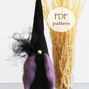 HALLOWEEN Gnome PDF Sewing Pattern, Witch Sewing Pattern, Gnomes, Witch, Halloween Sewing Pattern, Halloween Cloth Doll Sewing Patterns, PDF image 8