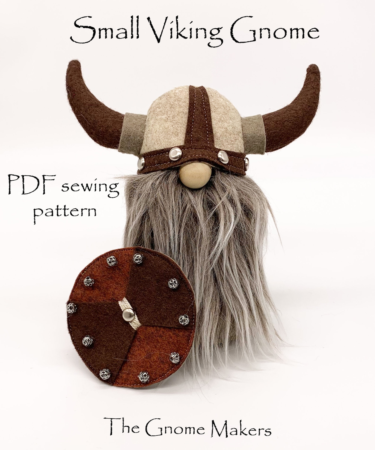 VIKING Gnome Sewing Pattern Two Sizes Christmas Gift Gnome - Etsy
