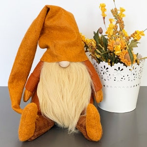 GRANDE FÉRIAS Padrão de gnomo, Padrões de costura, Gnomos de Natal, Padrão de gnomo grande, Gnomos de Ação de Graças, Decoração de Natal, Gnomo extra grande