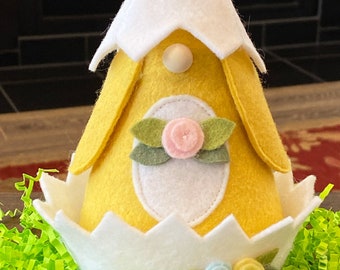 BABY CHICK Gnome Sewing Pattern, Easter Gnomes, Spring Gnomes, Sewing