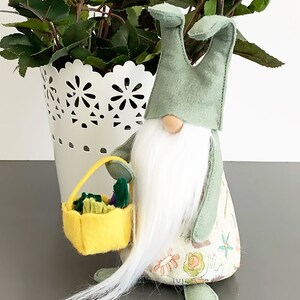 BUNNY-BUNNY Gnome Pattern, Gnome Tutorial Patterns, Gnome Bunnies Pattern, Tutorial, Easter Patterns, Cloth Doll Sewing, Bunny Patttern image 6