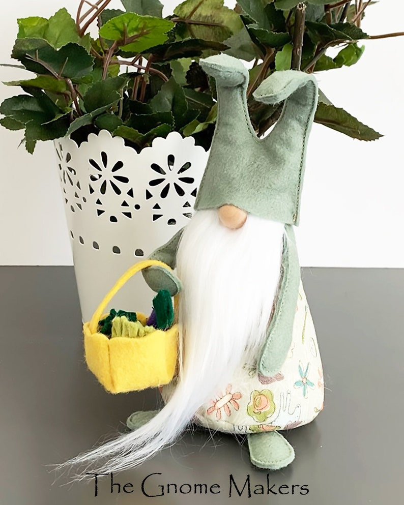 BUNNY-BUNNY Gnome Pattern, Gnome Tutorial Patterns, Gnome Bunnies Pattern, Tutorial, Easter Patterns, Cloth Doll Sewing, Bunny Patttern image 6
