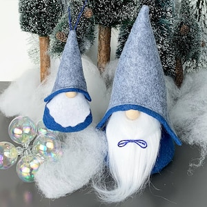 Padrão de costura de gnomo e ornamento NORDICA, padrões de gnomo de Natal, presentes para o Natal, presentes de mãe, presentes de amigos, padrões de ornamento de gnomo