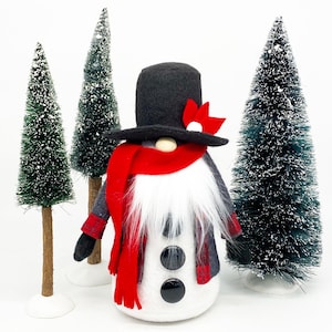 Padrão de gnomo de boneco de neve, boneco de neve de inverno, gnomos de Natal, gnomo de inverno, padrões de decoração de férias, presente de Natal, presentes de amigos, decoração de Natal