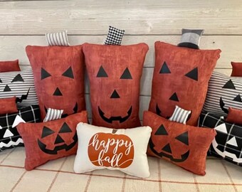 Mystic Mates Pumpkin Fall Pillows, Seasonal Decor, Autumn Accent Pillows, Thanksgiving Decorations, Harvest Home Decor, Halloween