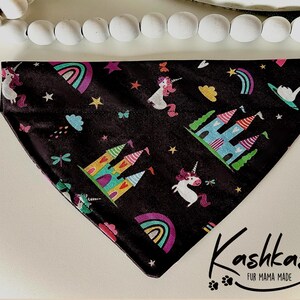 Fairytale dog bandana, princess over the collar pet bandana