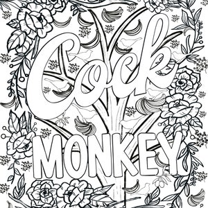 Funny Adult Coloring Pages, Printable Coloring Sheets, Adult Coloring ...