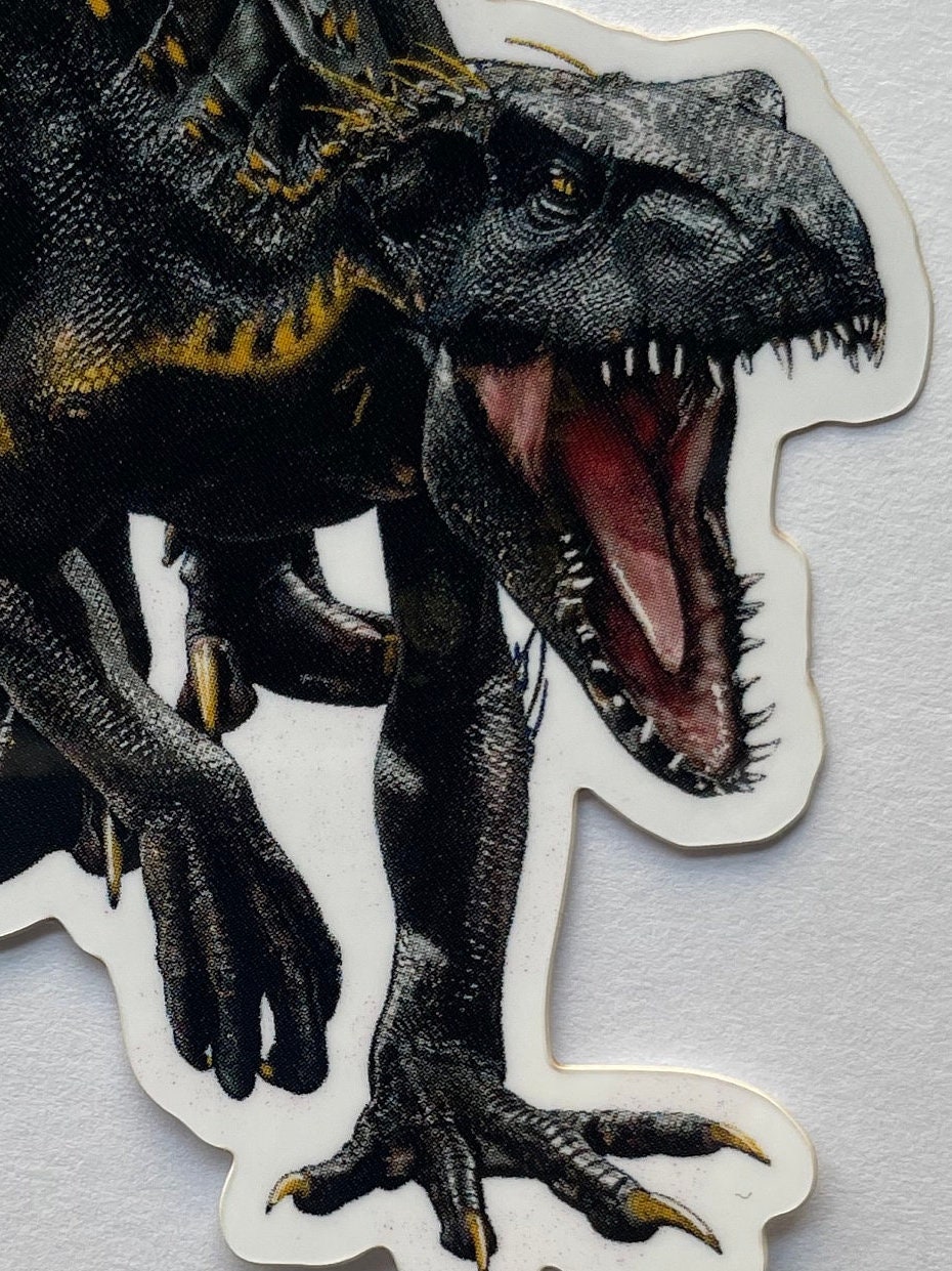 Indoraptor Sticker Indoraptor Sticker: Jurassic Park Dinosaur Decal, Waterproof Vinyl - Etsy