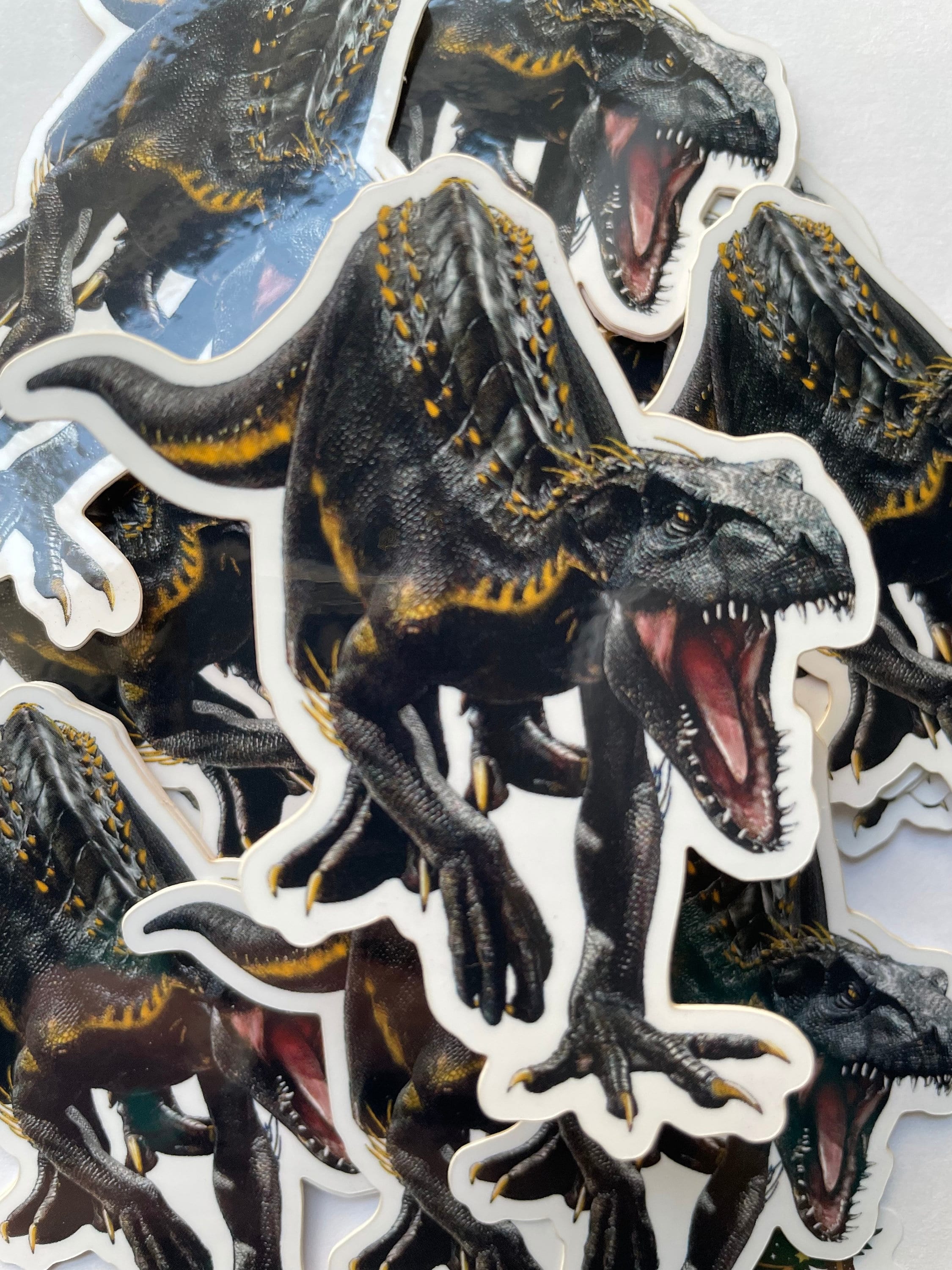 Indoraptor Sticker Indoraptor Sticker: Jurassic Park Dinosaur Decal, Waterproof Vinyl - Etsy