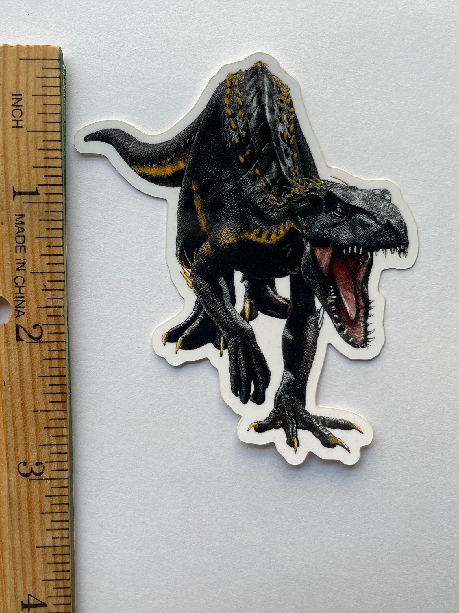 Indoraptor Sticker Indoraptor Sticker: Jurassic Park Dinosaur Decal, Waterproof Vinyl - Etsy