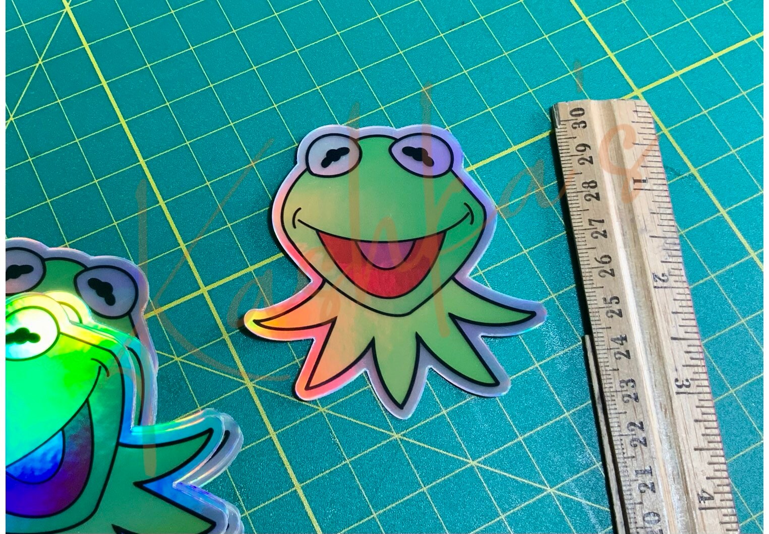 Kermit the Frog Inspired Vinyl Stickerkermit Muppet - Etsy