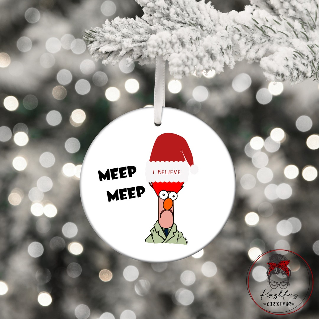 Beaker Ornament,meep Meep Ornament,muppet Ornaments, Beaker the Muppet
