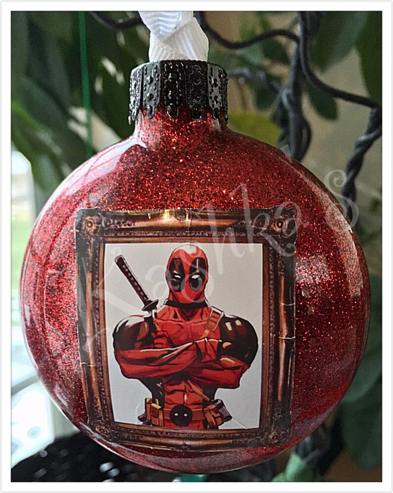 Deadpool ornament Deadpool Christmas ornament Deadpool gift Etsy