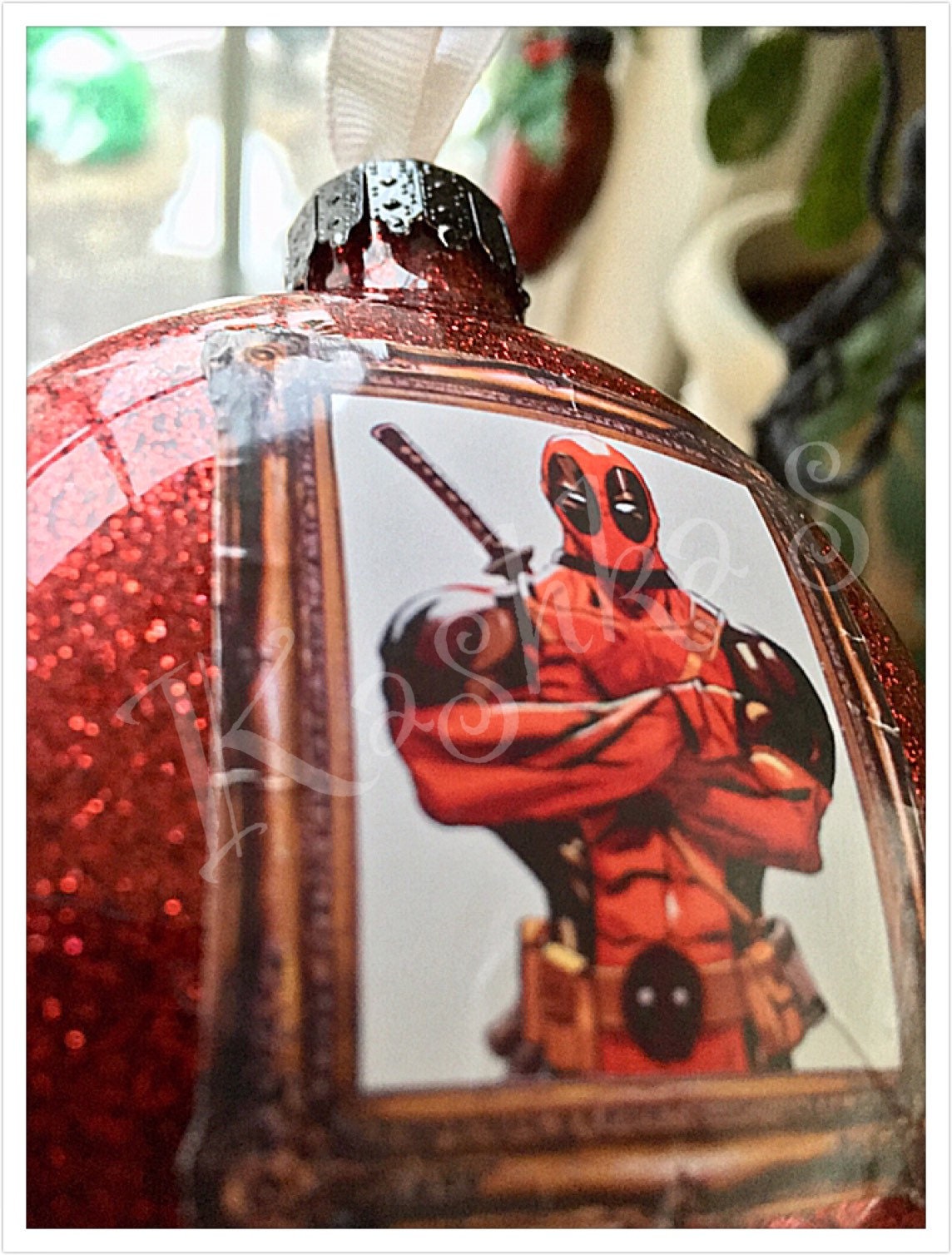 Deadpool ornament Deadpool Christmas ornament Deadpool gift Etsy