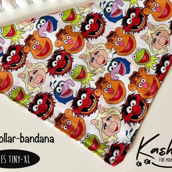Bandana para perro con el personaje de los Muppets: Bufanda para el cuello