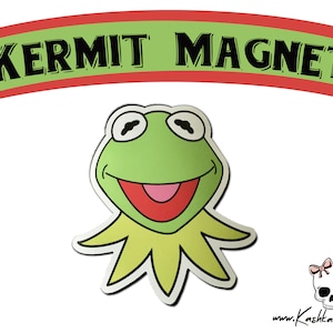 Kermit the Frog Magnet: Waterproof Muppets Fridge Magnet