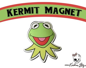 Kermit the Frog Magnet: Waterproof Muppets Fridge Magnet