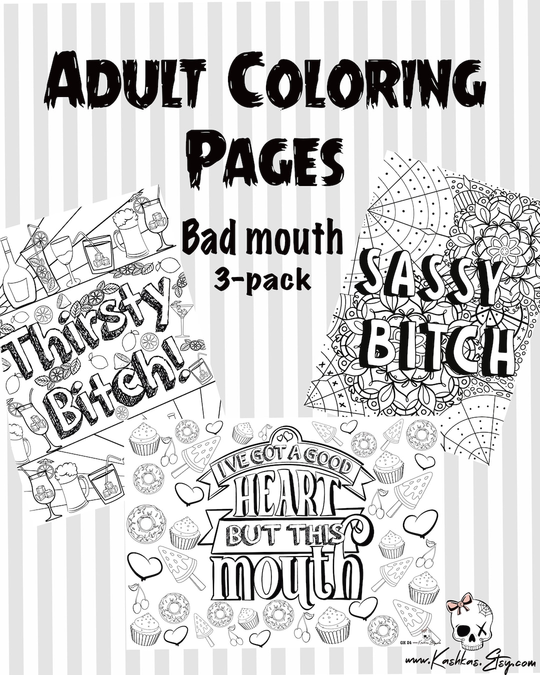 Funny Adult Coloring Pages, Printable Coloring Sheets, Adult Coloring ...