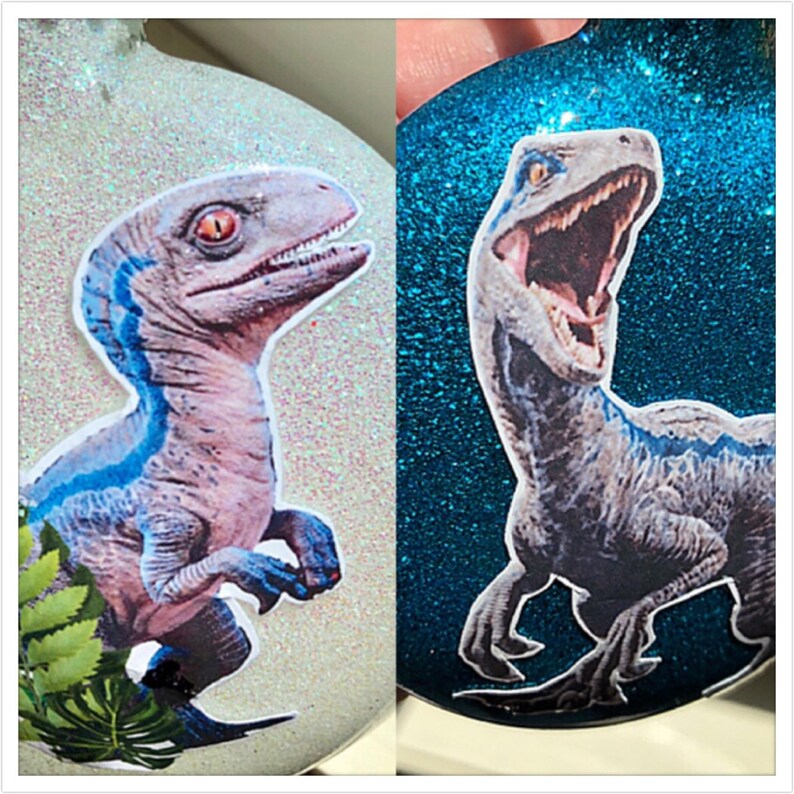 Jurassic World Raptor Inspired Dinosaur Ornament Baby Blue The Etsy Jurassic World Raptor Inspired Dinosaur Ornament Baby Blue The Etsy