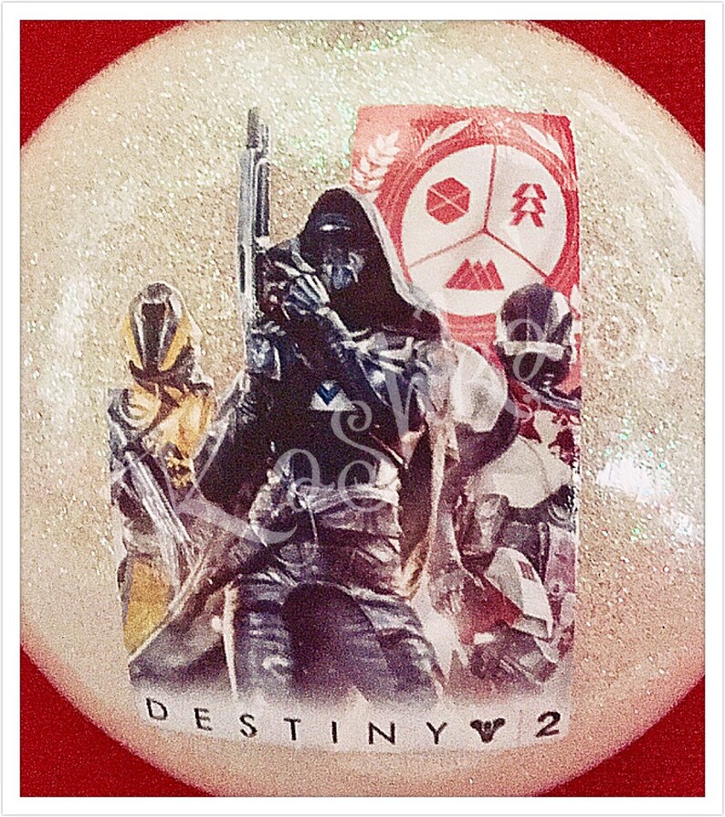 Destiny 2 christmas ornament Destiny 2 customizable Hunter Etsy