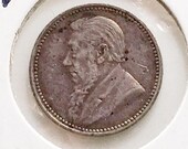 ZAR South Africa 1897 3 Pence KM 3 Kruger Gift For Coin Collector Sterling Silver