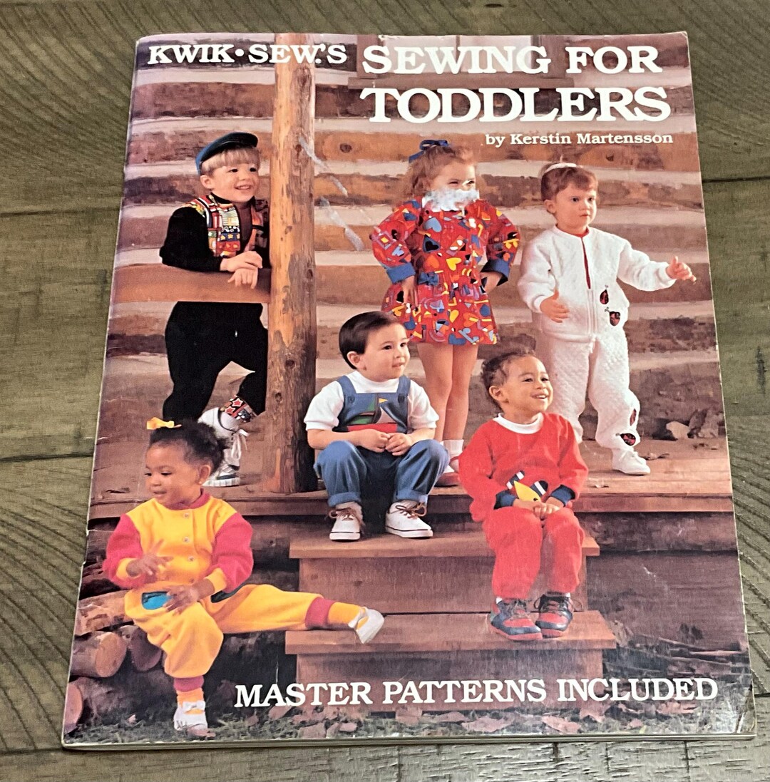 Kwik Sew’s Sewing for Toddlers Master Patterns Jumpsuit Sweatshirt Bib ...