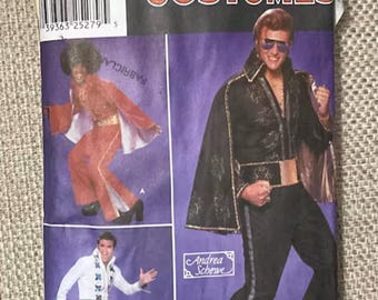 Simplicity Sewing Pattern 9916  Elvis Michael Jackson Saturday Night Fever Disco VLV   Adult Costume  Men Size 34 36 38