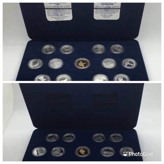 COMMERATIVE SET OF 13 COINS UNC FROM ROLL. CANADA COINS 1992 125th ANNIV 