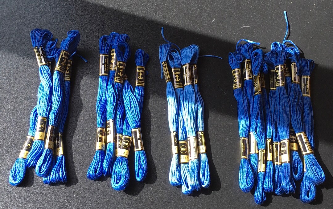 Anchor Embroidery Floss Thread 8 M 142 143 146 147 148 Medium Etsy