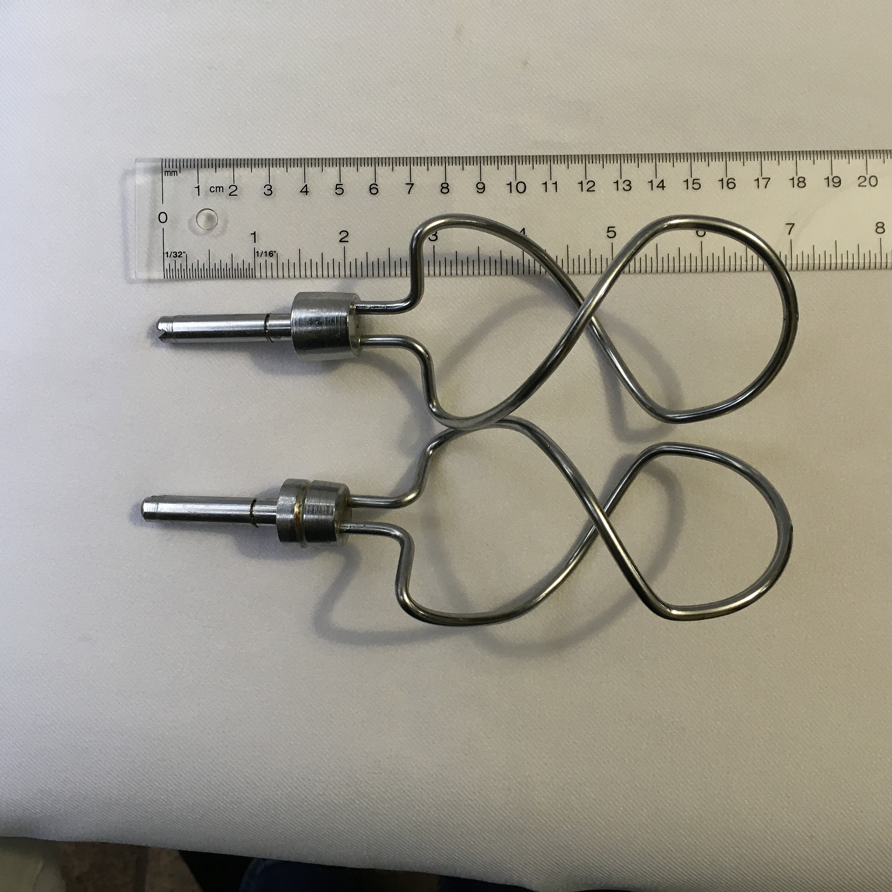 Vintage Replacement Dough Hooks For Sunbeam Mixmaster. Stainless