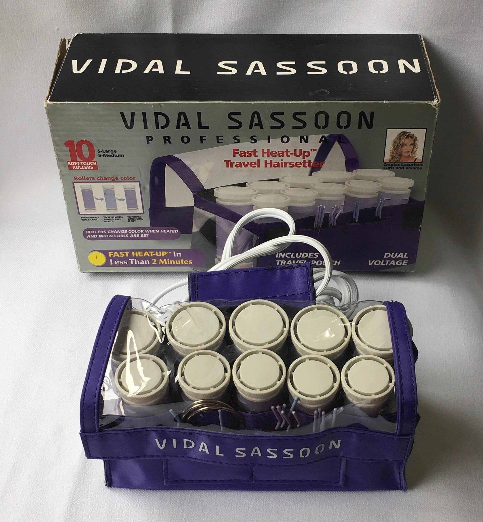 Sassoon Travel Heated Rollers Vidal Sassoon Hairsetter Hot Rollers
