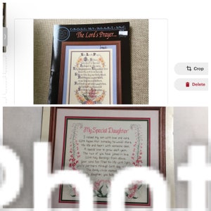 Cross My Heart Inc CSL-42  Cross Stitch Daughter -In Law’s Poem Or CSL-53 The Lord’s Prayer  Cross Stitch Pattern Leaflet Booklet Your Pick