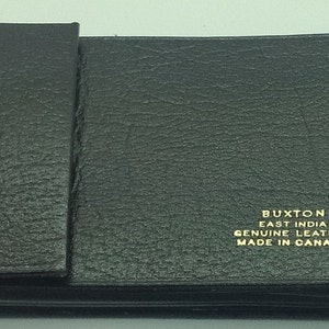 Lord Buxton RFID Leather Wallet, Black/Tan Limited Edition